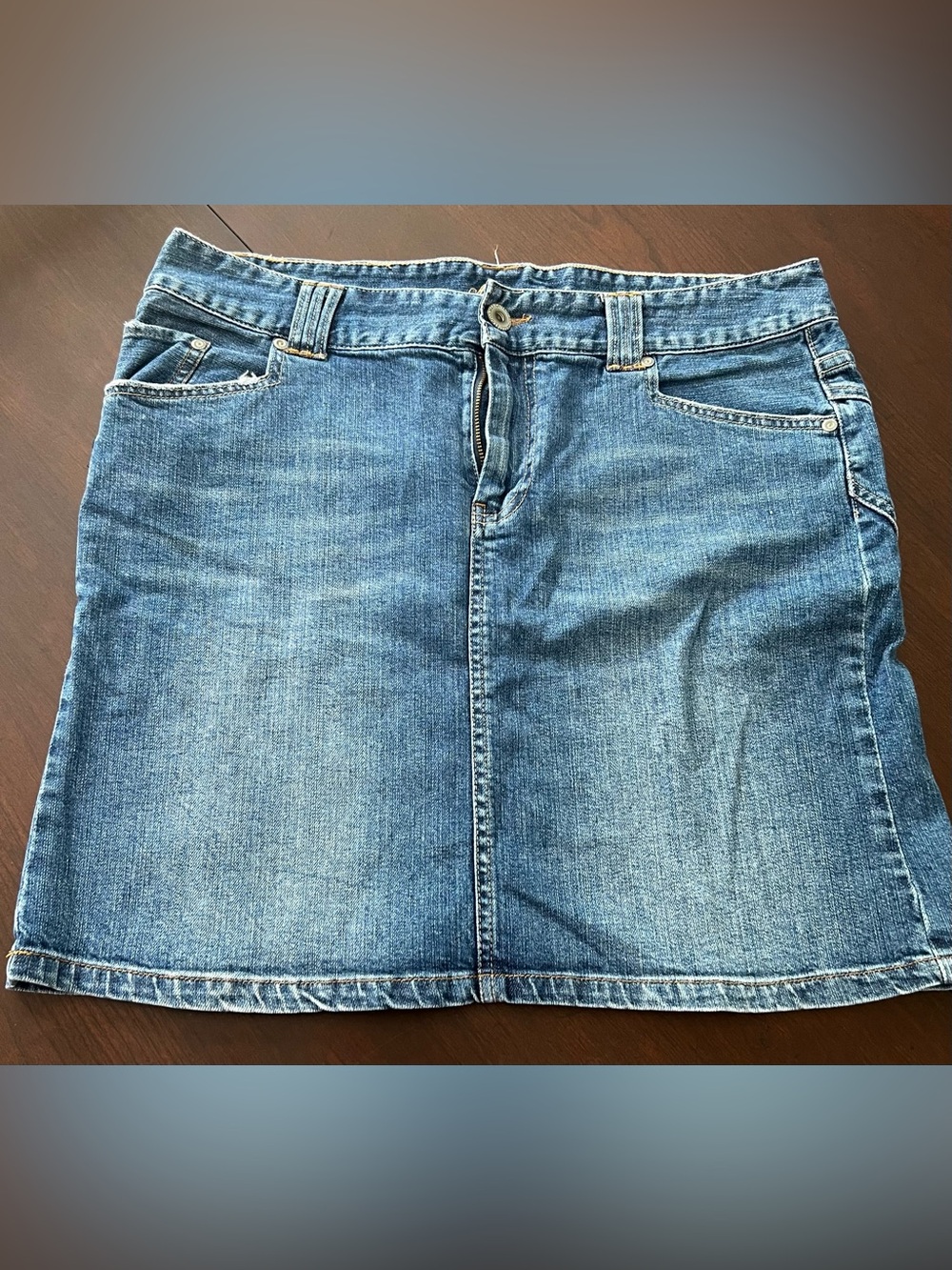 American Eagle Outfitters Denim Midi Skirt - Blue